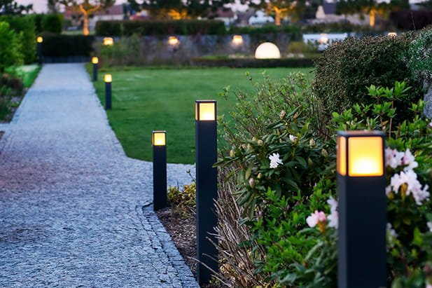 Individuelles Lichtkonzept Berlin – Gartenbeleuchtung für mediterrane Stimmung