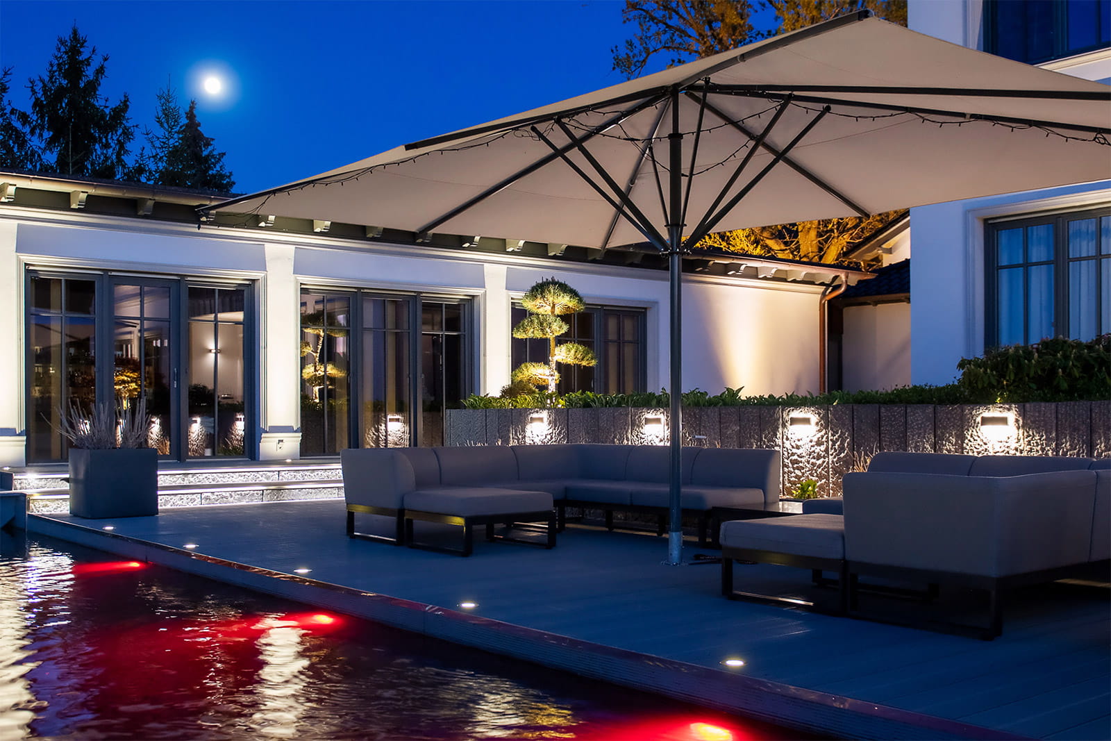 Gartenbeleuchtung in Köln – professionelle Lichtplanung vom Fachbetrieb