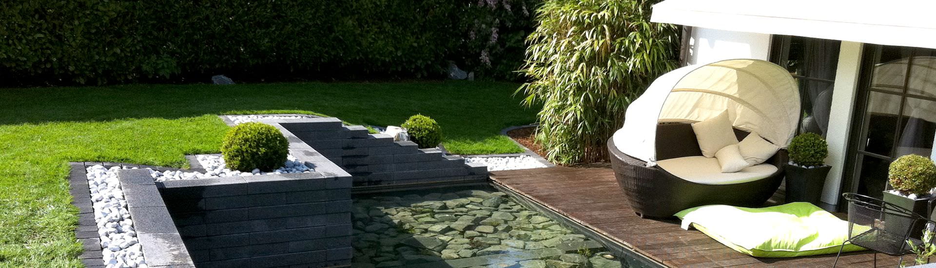 Gartenbau & Gartengestaltung mit stimmungsvoller Beleuchtung