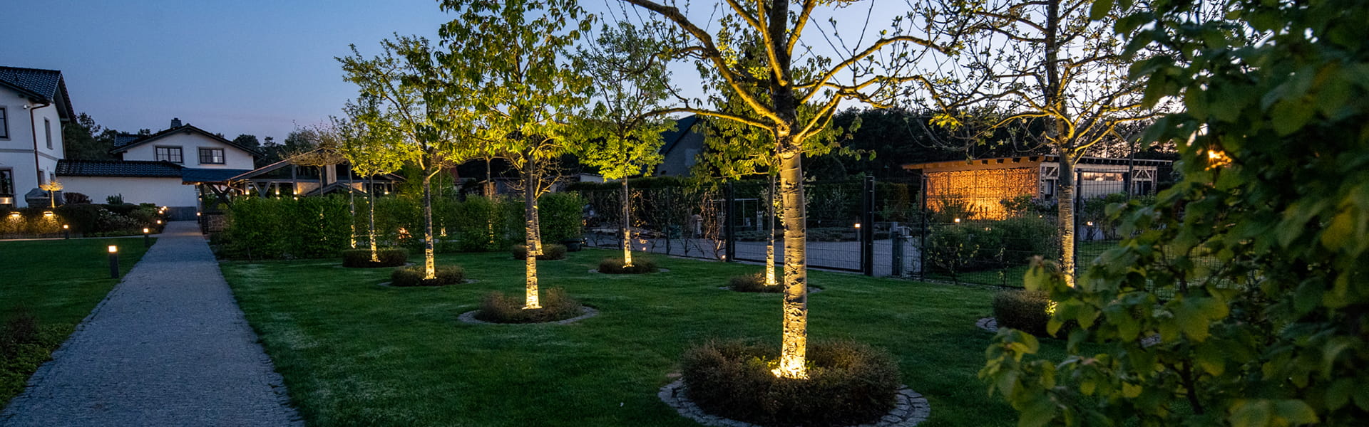 Professionelle Gartenlichtplanung