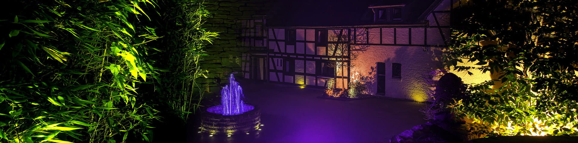 Lassen Sie sich von unserem Lichtergarten beeindrucken