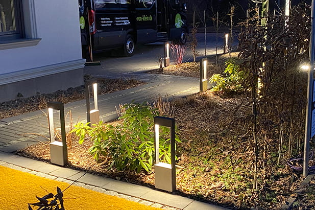 Sichere Gartenwege mit moderner LED-Wegmarkierung – Licht von Klein Beispiel 2